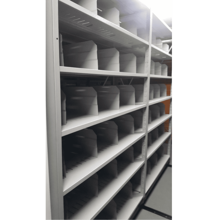 Archivo rodante con separadores