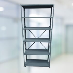 Estantería liviana metálica, para almacenar cajas de bajo peso. Optimiza espacio