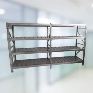 Estantería en acero inoxidable, especial para cuartos fríos, condiciones de humedad