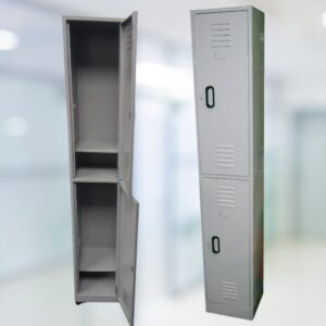 Locker metálico 2 casilla, con seguridad, para almacenamiento de objetos personales