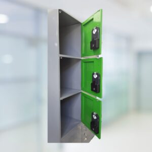 Locker metálico con sistema de seguridad tipo monedero