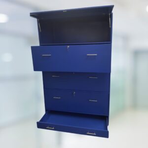 Archivador metálico 4 gavetas, especial, organización de carpetas