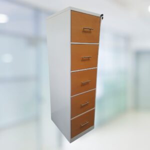 Archivador metálico 5 gavetas vertical, archivador de carpetas