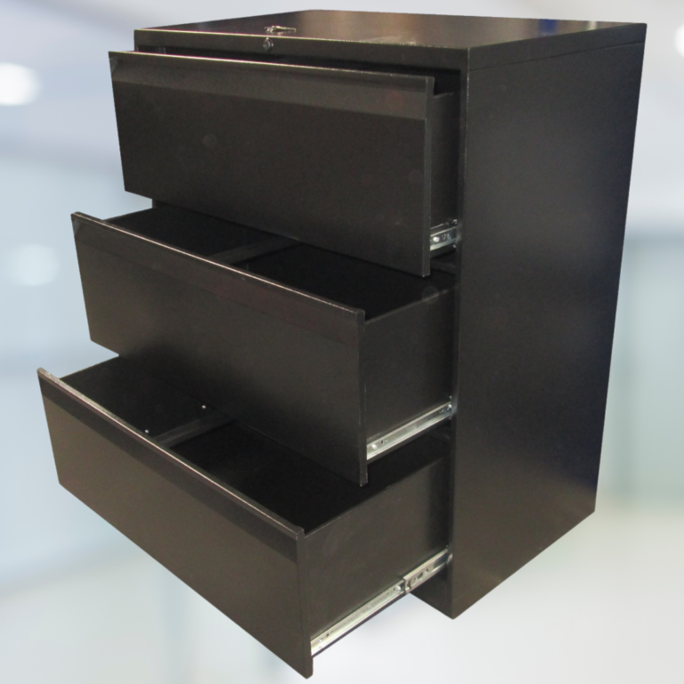 Archivador metálico de 3 gavetas, para archivar carpetas colgantes