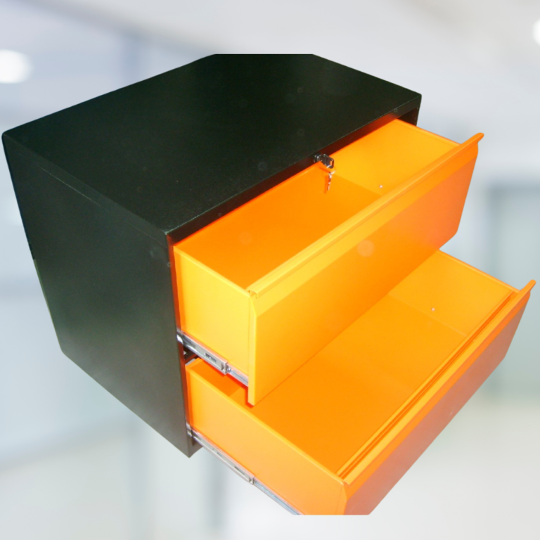 Archivador horizontal metálico 2 gavetas, para archivo de carpetas colgantes