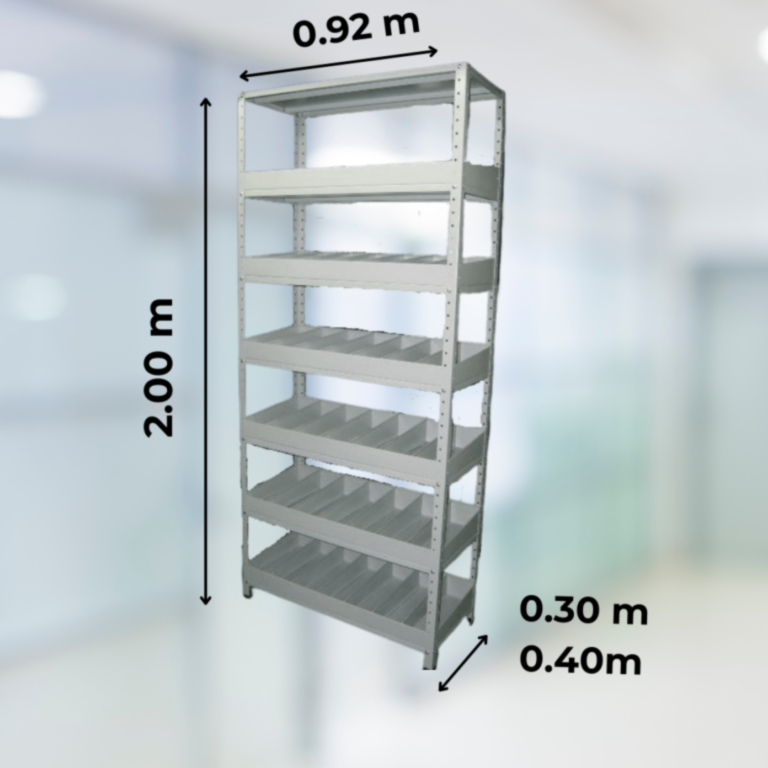 Estante tornillero, color girs