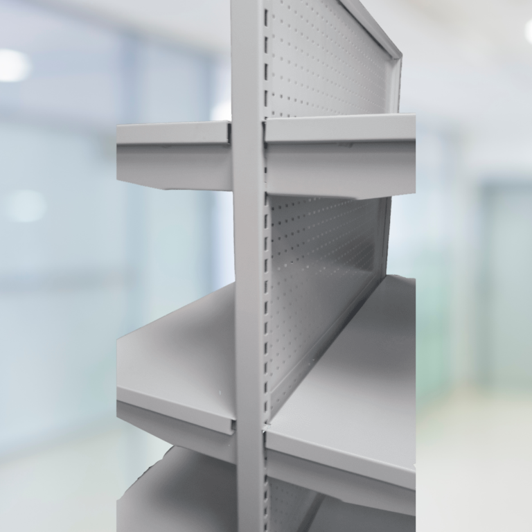 Góndola doble blanca