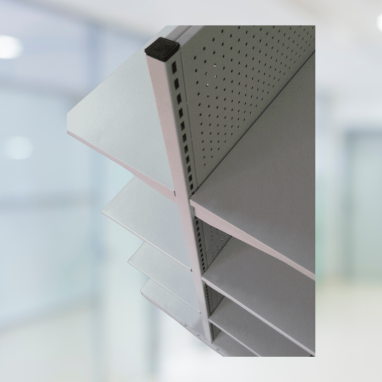 Góndola doble blanca