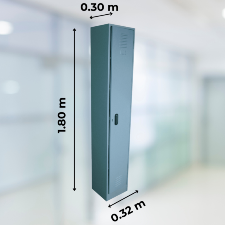 Locker 1 casilla 1 Locker 1 casilla gris